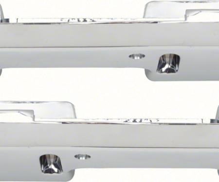 OER 1965-67 Nova Chrome Rear Arm Rest Bases - Pair *K6682