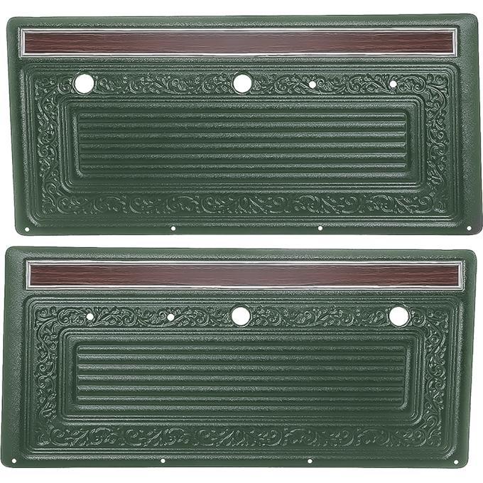 OER 1970-71 Chevrolet/GMC Truck, ABS Door Panels, Green PA202213