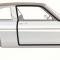 OER 1973-79 Nova 2 Door Coupe Door Frame Weatherstrips K445