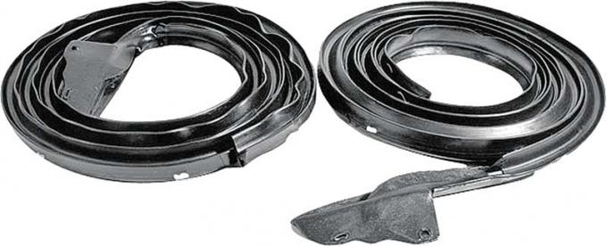 OER 1968-70 Mopar B-Body 2 Door Hardtop Door Seal Weatherstrips MB1271