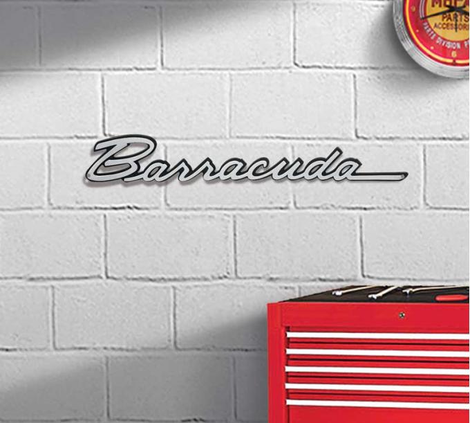 OER 20" X 3" Barracuda Metal Sign PS500118