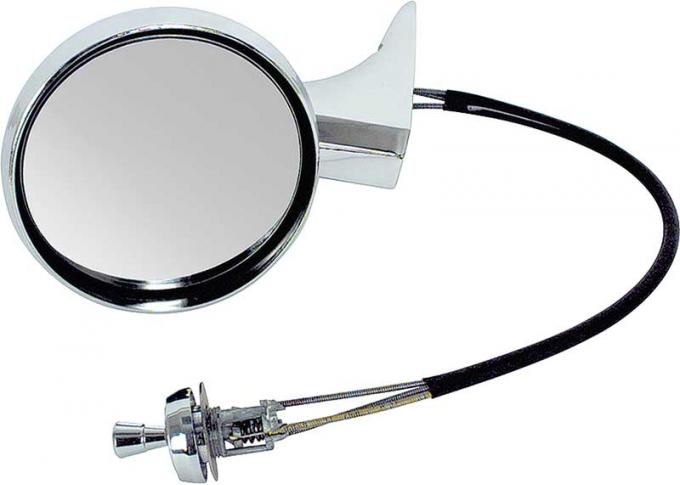 OER 1966-67 Chevy II / Nova, 1967 Camaro / Firebird Remote Round Outer Mirror, LH 3899857