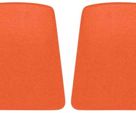 OER 1969 Camaro Hugger Orange Bucket Seat Back Panels K1011