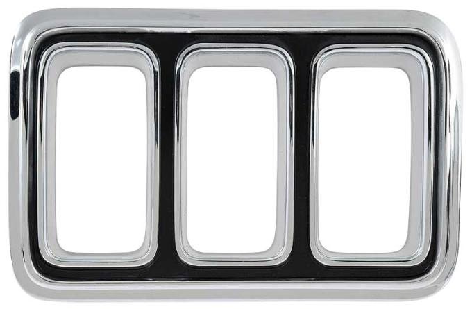 OER 1970 Ford Mustang, Tail Lamp Bezel, Chrome, LH Drivers Side 13489U