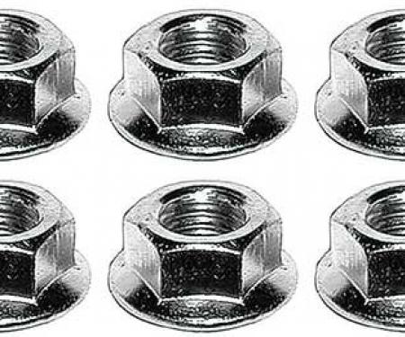 OER Serrated Self locking Hex Nut, #10-24 Thread Size, 10 Piece Set *A14873K