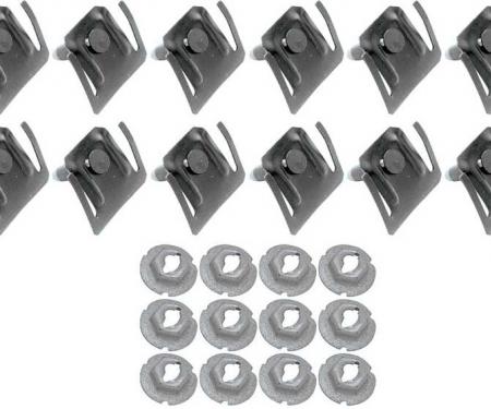 OER 1963 Impala / Full Size Rear Corner Moldings Clip Set 4884435