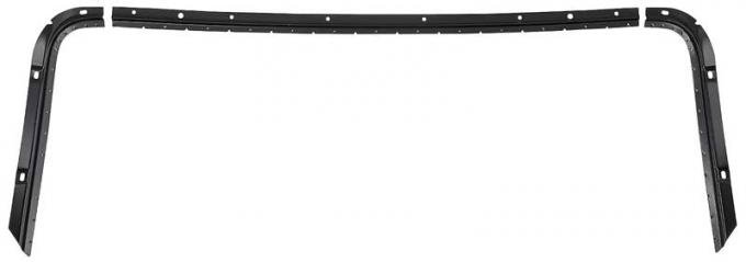 OER 1967-69 Camaro, Firebird, Rear Headliner Mounting Strips, Steel, Coupe, 3 Piece Set C95255