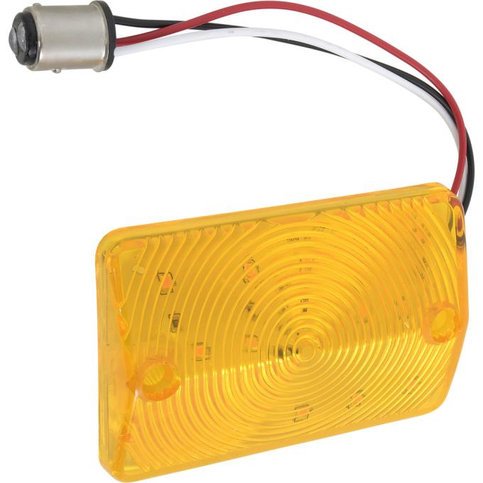 OER 1954-55 Chevrolet, GMC 1st Series Truck, Park Light Lens, LED Conversion, Amber CT23637A