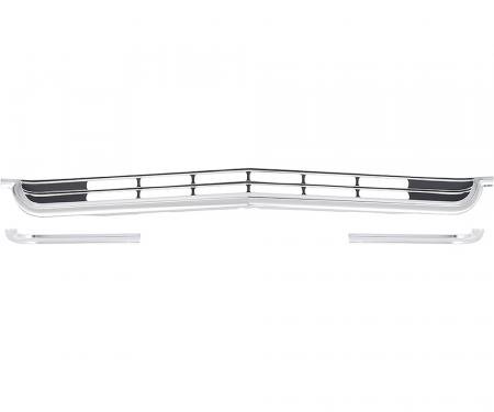 OER 1966 Impala / Full Size Lower Grill with Extensions (3 piece) 3869746