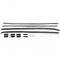 Camaro Window Felt WeatherStrip Kit, Inner & Outer, for Cars with Chrome Moldings, 1970-1981