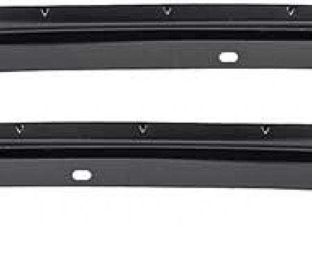 OER 1967-69 Camaro, Firebird, Front Headliner Mounting Strips, Coupe, Steel, Pair C95254