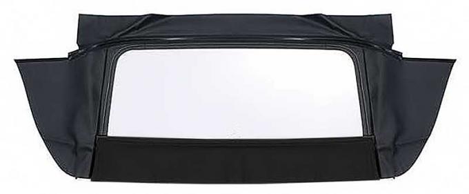 OER 1967-69 Camaro / Firebird Convertible, Plastic Window Assembly, Zipper Style, Vinyl, Black K69201