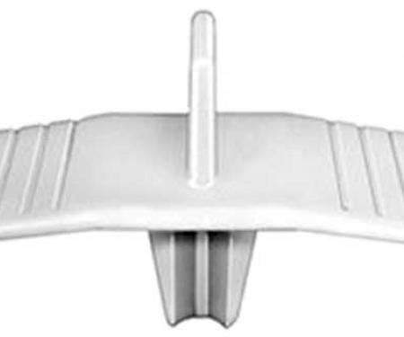 Nylon Universal Break Off Style Molding Clip, Push In Type, 3" Wide, White Nylon A8581