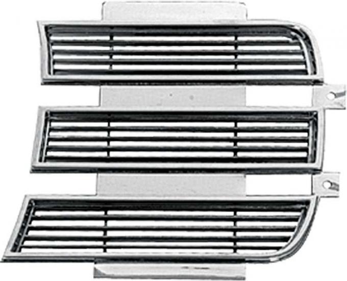 OER 1969 Camaro Rally Sport Chrome Headlamp Door Trim, LH 3958005