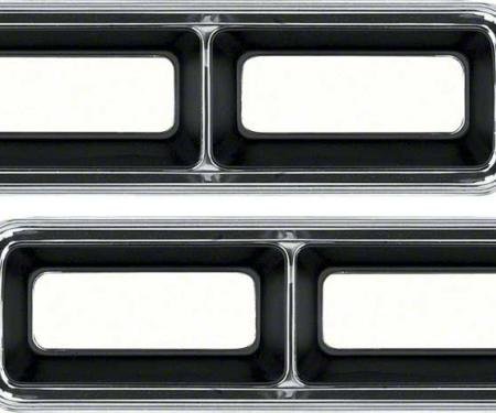 OER 1968 Camaro Tail Lamp Bezel Set (pr) *R5223