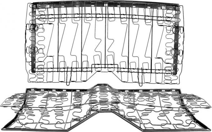 OER 1967-69 F-Body Rear Seat Springs - Narrow 14648