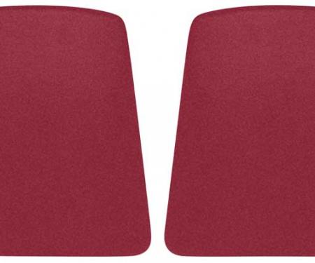 OER 1967-70 Camaro / Firebird Red Bucket Seat Back Panels K1031