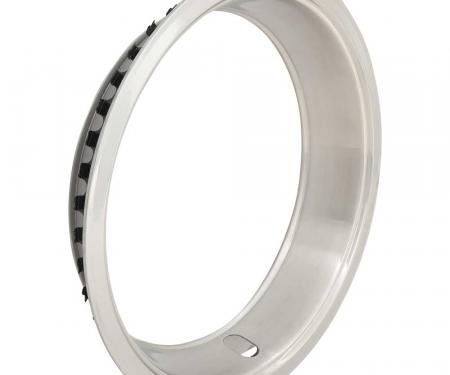 OER 14" x 6" or 14" x 7" Factory Style 2-1/2" Deep Rallye Wheel Trim Ring Stainless Steel, Brushed MW925