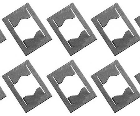 OER Push On Flat Nut, Fits5/16" Stud, Black Phosphate Coated, 10 Piece Set *A3138K