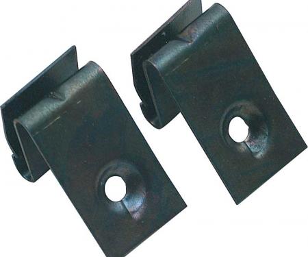 OER 1969 Camaro Center Dash Gauge Bezel Clips , Pair HC293