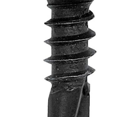 Roof Rail Weatherstrip Channel Retaining Screw, #8 X 1/2" With 7/16" Phillips Washer Head, Black SW600