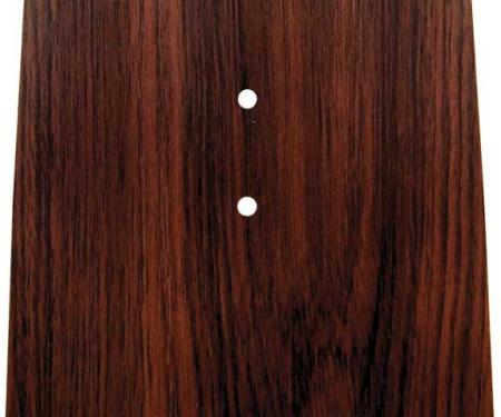 OER 1969 Camaro Console Forward Panel Plate - Cherrywood 3949586