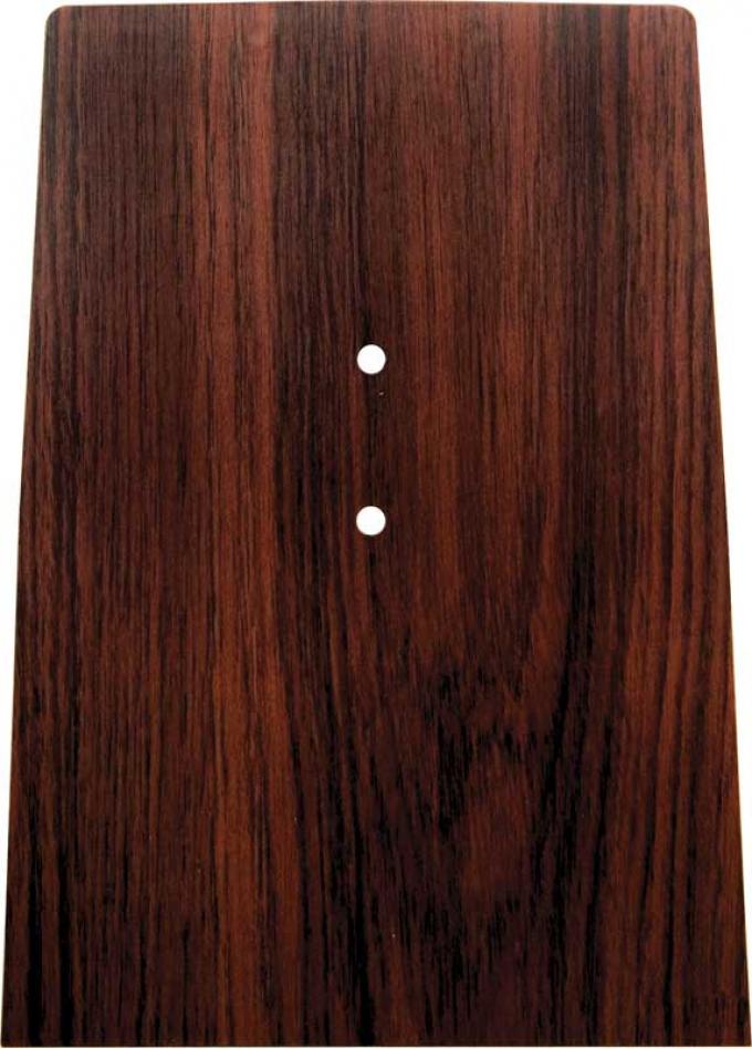 OER 1969 Camaro Console Forward Panel Plate - Cherrywood 3949586