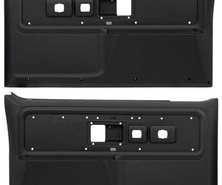 OER 1977-80 Chevrolet/GMC Truck, Blazer, Jimmy, Suburban, Front Door Panels, Silverado, Black TL310701