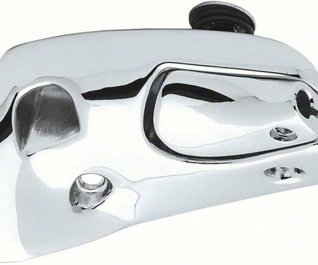 OER 1967 Camaro / Firebird Convertible Polished Chrome Visor Support, LH 7647137