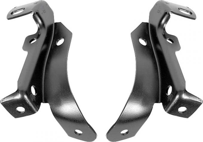 Classic Headquarters Front Inner Bumper Brackets, Pair W-554