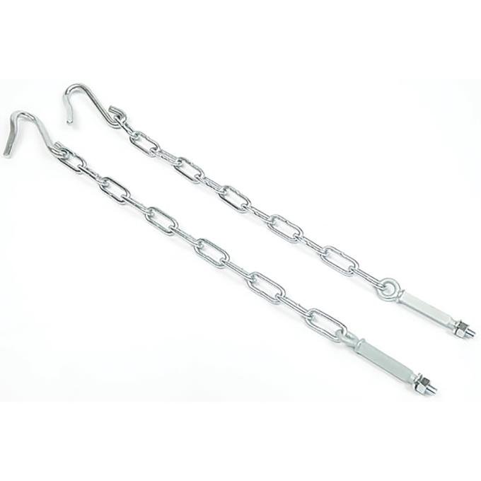 OER 1941-53 Chevrolet, GMC Stepside Pickup, Tailgate Chains, Zinc Plated 100668