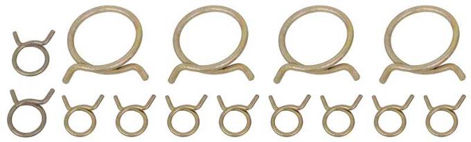 OER 1971-74 Mopar A, B & E-Body With Big Block Or Hemi Hose Clamp Set MD2220