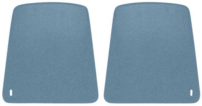 OER 1967 Camaro Light Blue Bucket Seat Back Panels K1073