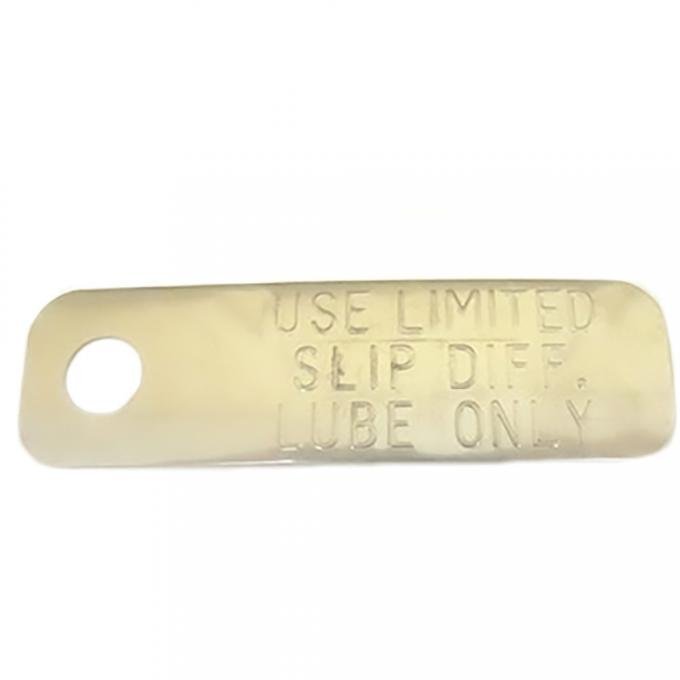 OER 1958-89 Various GM Vehicles, Differential Limited Slip Lube, Tag SU0662Z