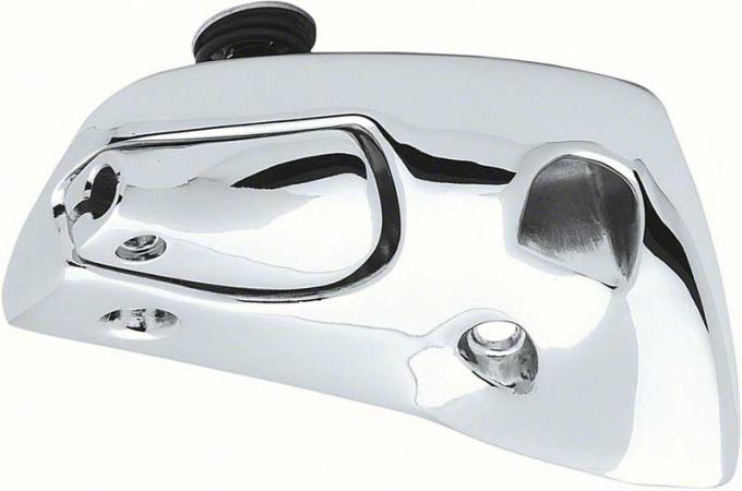 OER 1967 Camaro / Firebird Convertible Polished Chrome Visor Support, RH 7647136