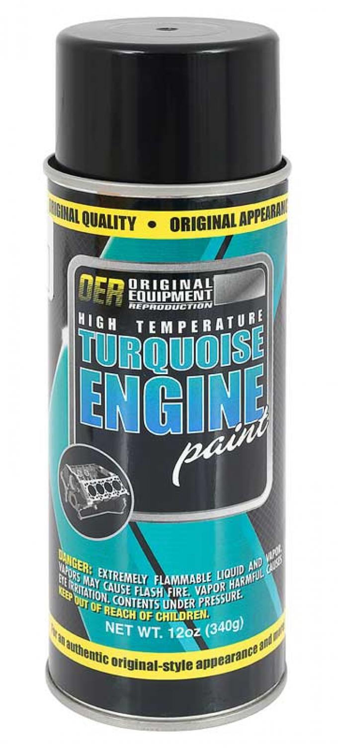 OER 1960-69 Mopar Turquoise Engine Paint 16 Oz Aerosol Can (OE# P4120752) K89162