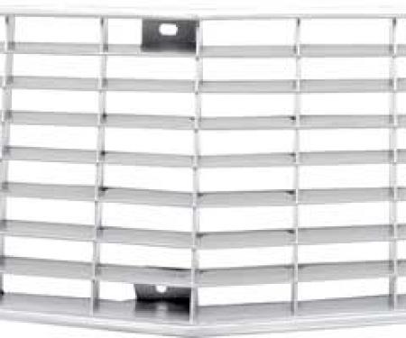 OER 1974-77 Camaro, Upper Front Grill, Standard, Silver K186