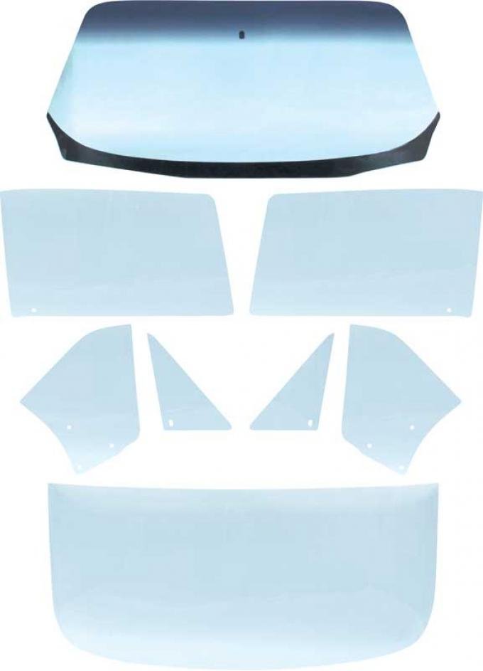 OER 1967 Camaro / Firebird Coupe 8 Piece Clear Glass Kit *E350C