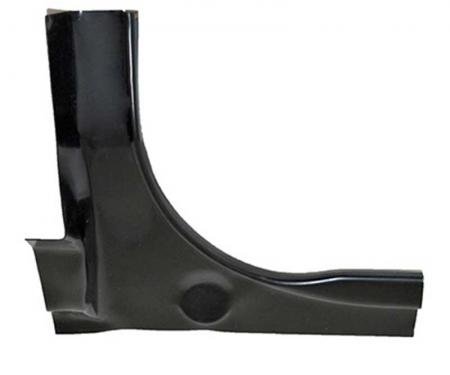 OER 1967-68 Mustang, Lower Trunk Drip Rail Corner, Coupe, Convertible, Drivers Side 45118B