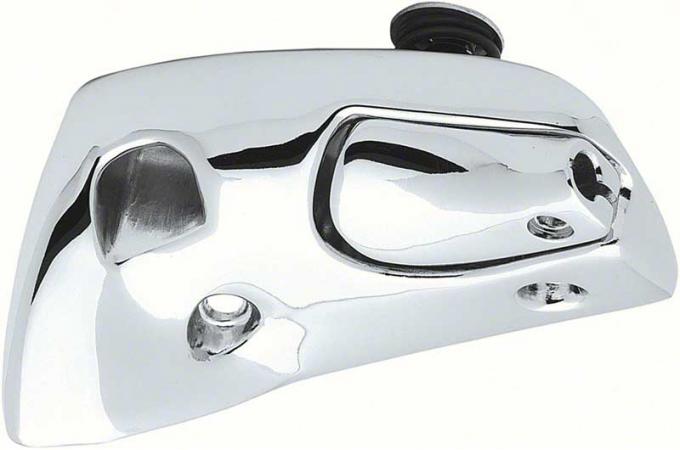 OER 1967 Camaro / Firebird Convertible Polished Chrome Visor Support, LH 7647137