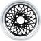 OER 16" X 8" Black GTA Style Alloy Wheel with 4-3/4" Backspacing and 0mm Offset 10104410