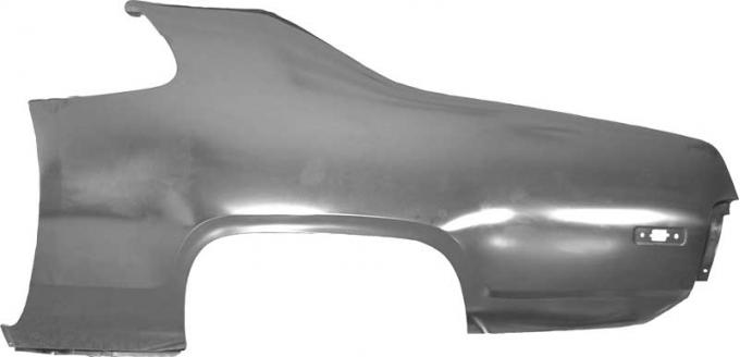 OER 1971 Plymouth B-Body, Complete Quarter Panel, LH, EDP Coated MM1341A