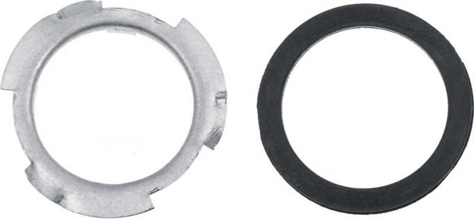 OER 1962-76 Mopar Zinc Fuel Sender Lock Ring With Rubber Gasket MF292