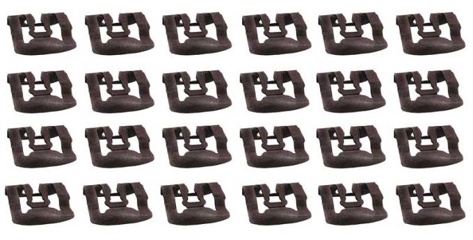 OER 1971-74 Mopar Rear Window Reveal Molding Clip, Set of 24 *881350