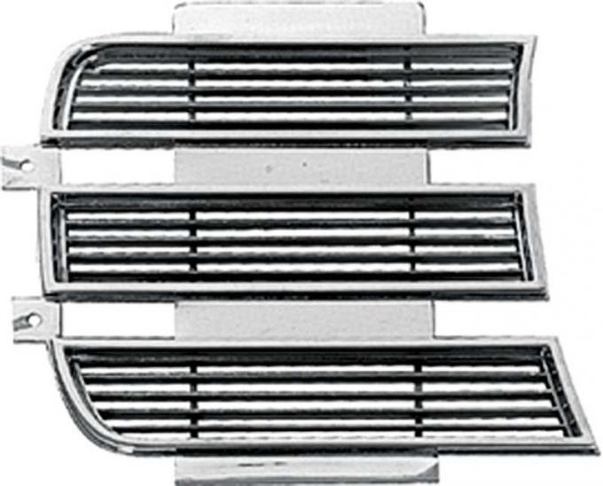 OER 1969 Camaro Rally Sport Chrome Headlamp Door Trim, RH 3958006