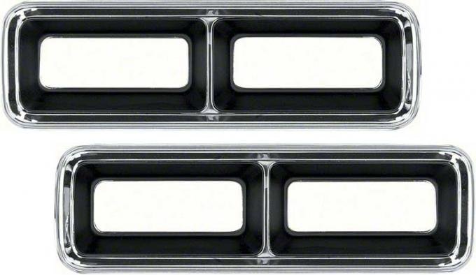 OER 1968 Camaro Tail Lamp Bezel Set (pr) *R5223