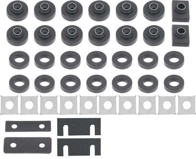 OER 1955-57 Chevrolet Bel Air, 150, 210, Nomad, Body Mount Bushing Set, Sedan, Station Wagon TF400207