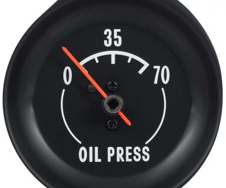 OER 1972-73 Corvette Oil press Gauge - With White Markings 6462928W