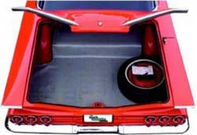 OER 1960 Impala / Full Size Coupe / Convertible GM Waffle Pattern Trunk Floor Mat TM5170