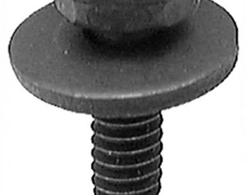 Hex Head Sems® Body Bolt W/Dog Point 1/4-20 X 1-3/16'' - Black